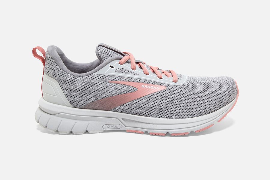 Brooks Anthem 3 Womens Australia - Road Running Shoes - White/Coral (107-AMBFY)